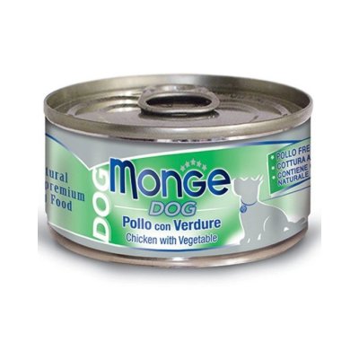 MONGE NATURAL Dog  kuře, zelenina 95g/24bal - 2419 -8009470006965F1.jpg