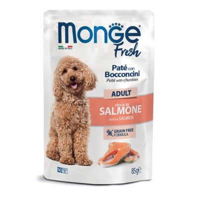 MONGE FRESH Dog Adult kapsička lososová 85g/24ks