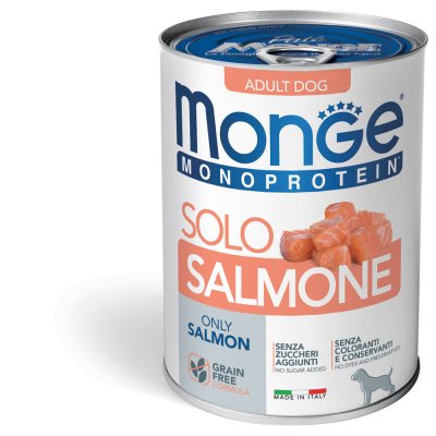 Monge Dog SOLO GRAIN FREE Losos monoprotein 400g/24bal