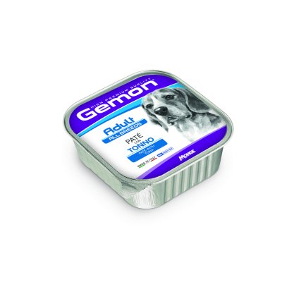 GEMON Dog Adult paštika  s kousky tuňák 150g/24bal