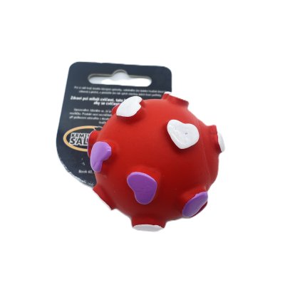 Míček se srdíčky - VINYL 6.5cm - 6050.jpg