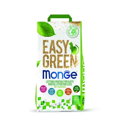 MONGE EASY GREEN přírodní rostliná podestýlka pro kočky 10l