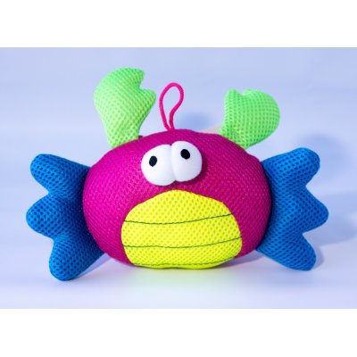 Krab - růžový pískací 25cm