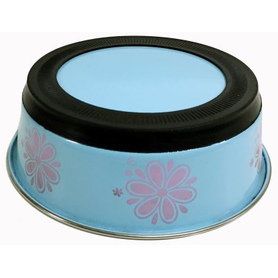 Miska RETRO protiskluzová - modrá 0,9l/17cm