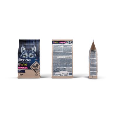 MONGE BWILD Dog - Low Grain - Husa Adult, 2,5kg 30/19 - BWILD LOW GRAIN DOG HUSA.jpg