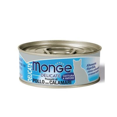 MONGE NATURAL Cat  konzerva  kuřecí s kalamáry 80g/24bal. - kalamáry.jpg