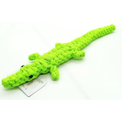 Krokodýl zelený  - proplétaný  50cm  (40/1)
