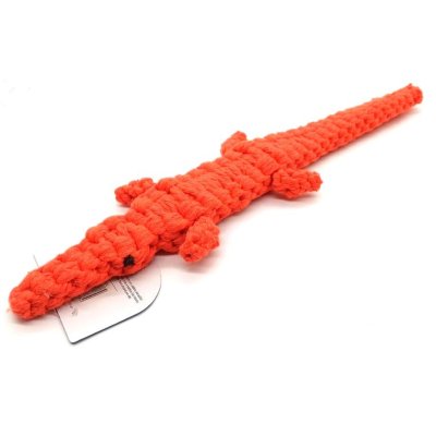 Krokodýl oranžový  - proplétaný  50cm  (40/1)