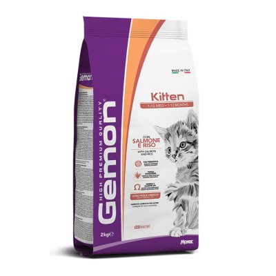 GEMON Cat Kitten losos/rýže 35/15    2kg