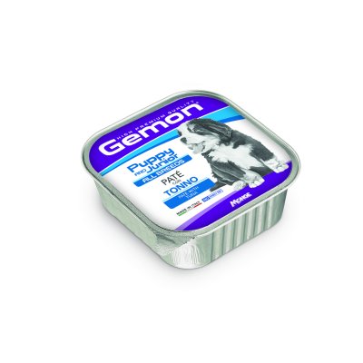 GEMON Dog Puppy&Junior paštika s kousky tuňáka 150g/24bal
