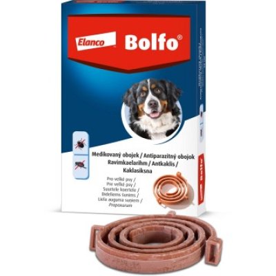 BOLFO antiparazitní obojek pro  psy 70cm