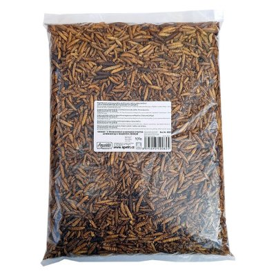 Bráněnka - larvy sušené 500g - Black Solider Fly Larvea - foto-0082a-susene-larvy-branenky-500g-back_-1_-1_232147.jpg
