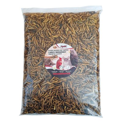 Bráněnka - larvy sušené 500g - Black Solider Fly Larvea