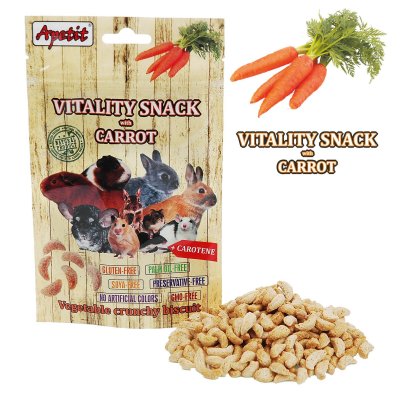 Apetit VITALITY SNACK s mrkví 80g