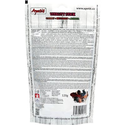 Apetit VITALITY STICKS s mrkví, červenou řepou a vojtěškou 120g - 4a.jpg