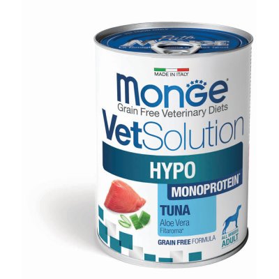 MONGE VET Dog  HYPO monoprotein tuňák 400g/24ks