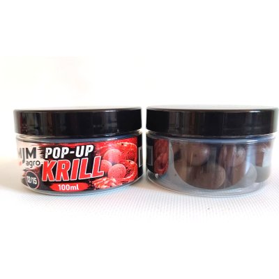 MJM POP-UP jednobarevné - MIX velikostí 12/15 - KRILL 100ml