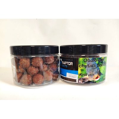 RAPTOR Chytací obalované boilies pr. 20 -  KRILL CHILLI - 250g