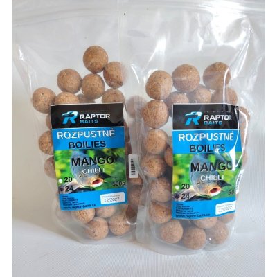 RAPTOR rozpustné BOILIES pr. 24 - MANGO CHILLI - 500g