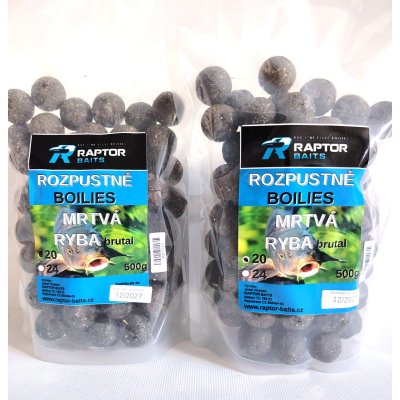 RAPTOR rozpustné BOILIES pr. 20 - MTRVÁ RYBA BRUTAL  - 500g