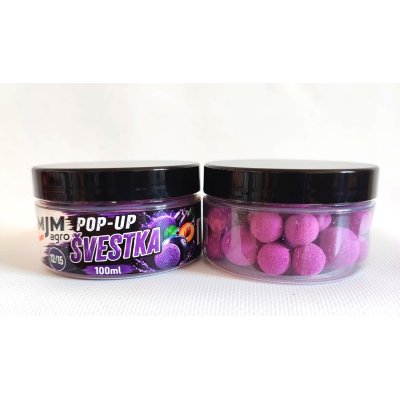 MJM POP-UP jednobarevné - MIX velikostí 12/15 - ŠVESTKA  100ml